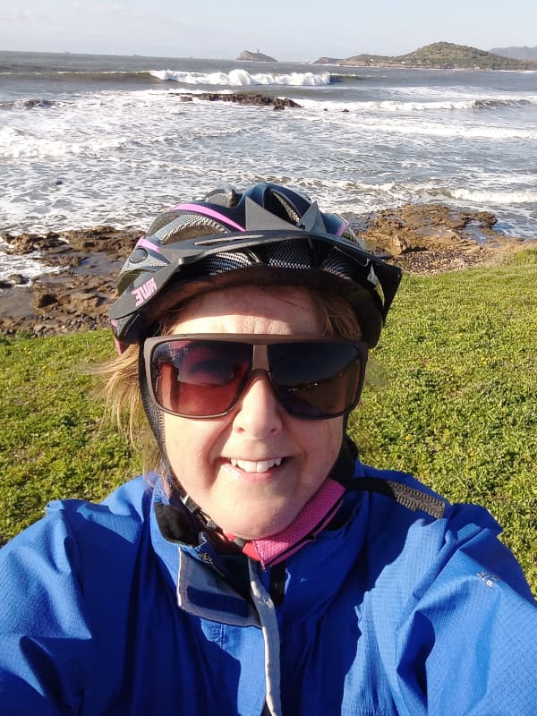 Tina cycling in Sardinia